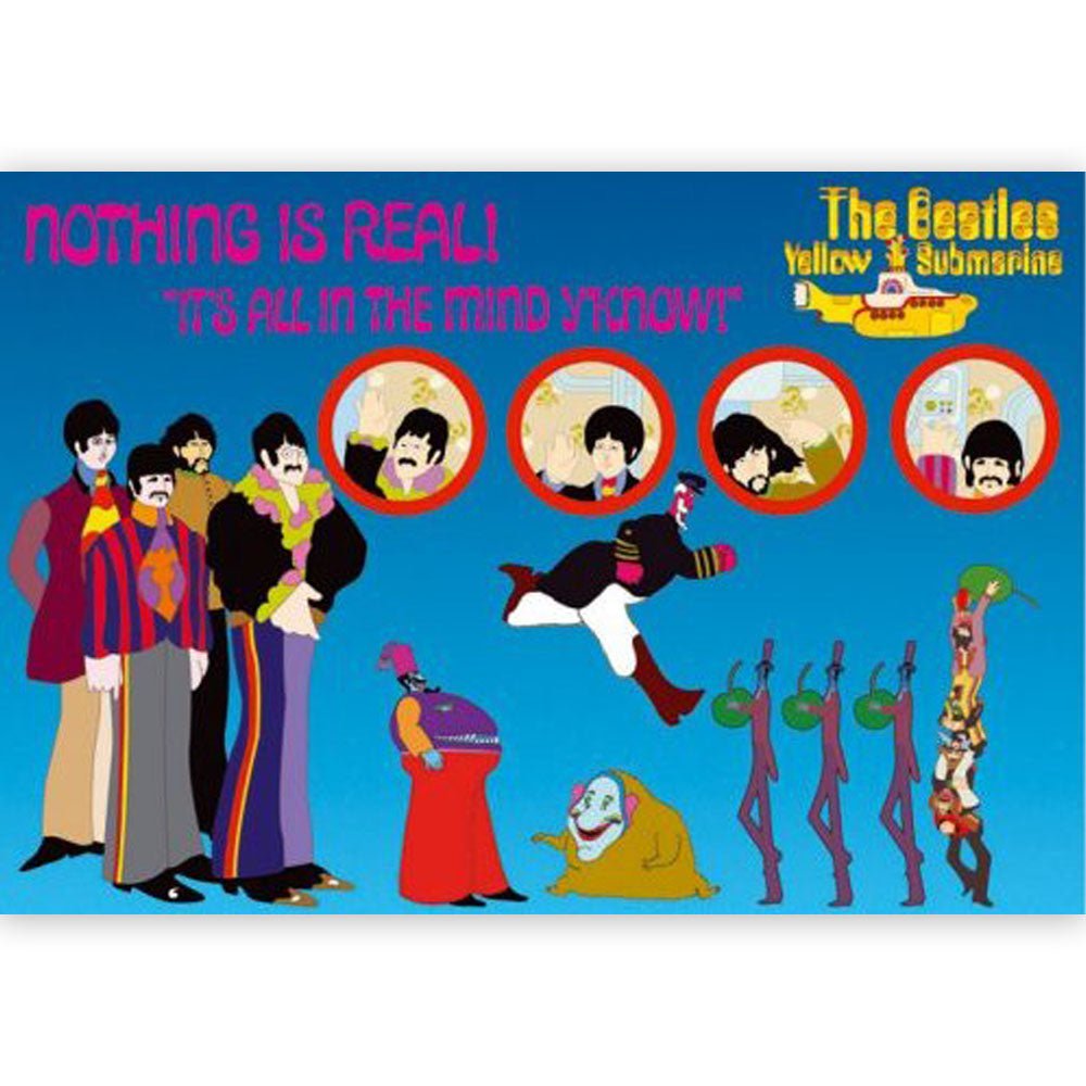 THE BEATLES ビートルズ (結成 65周年 ) - Nothing is Real (Standard) / ポストカード・レター - PGS